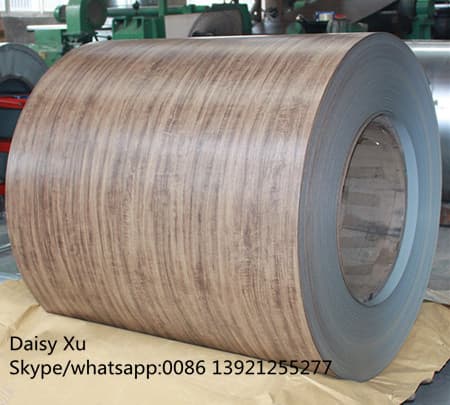 Wood design aluminum zinc steel coils _ PPGI